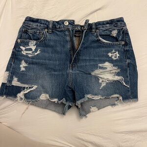 Denim Distressed Women's Shorts